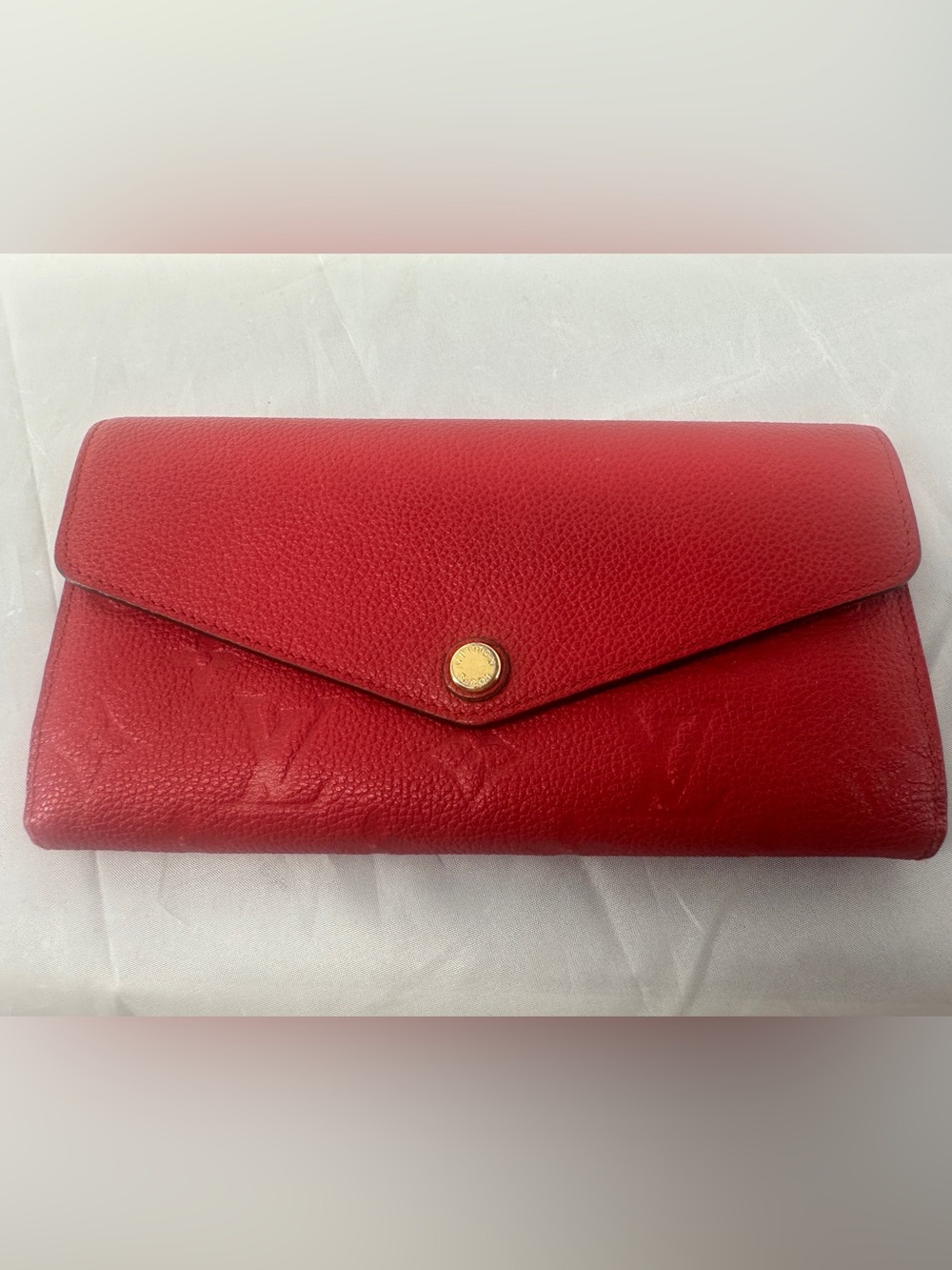 Louis Vuitton Sarah Wallet NM Monogram Empreinte Leather
